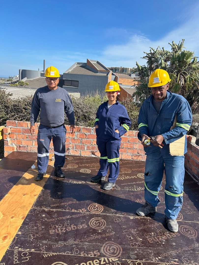 DJVD team on a residential roof project